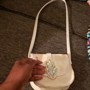 White purse